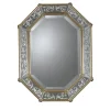 Girasol Octagonal Silver Wall Mirror