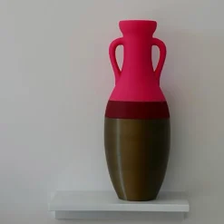 Giulio Cesare XL Bronze Burgundy And Fucsia Amphora