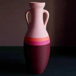 Giulio Cesare XL Burgundy Fucsia Orange And Pink Amphora