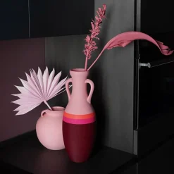 Giulio Cesare XL Burgundy Fucsia Orange And Pink Amphora