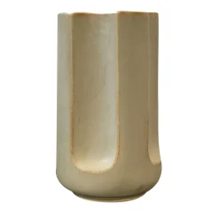 Giuseppe Sabbia Matte Beige Glazed Ceramic Vase