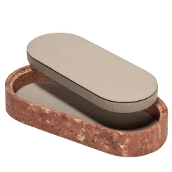 Giza Leather & Marble Medium Box #1