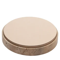 Giza Leather & Marble Round Box #4