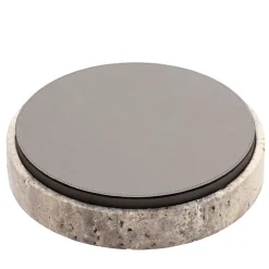 Giza Leather & Marble Round Box #10
