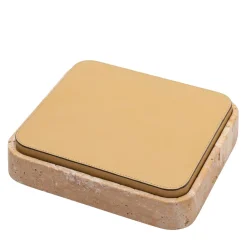 Giza Leather & Marble Square Box #5