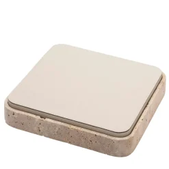 Giza Leather & Marble Square Box #3