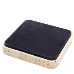 Giza Leather & Marble Square Box #2