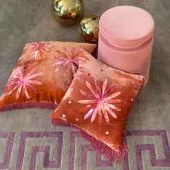 Glass Flowers Cushion