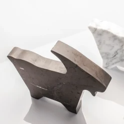 Goat Large Gray Statuette by Alessandra Grasso