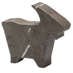 Goat Small Gray Statuette by Alessandra Grasso