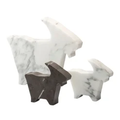 Goat Small Gray Statuette by Alessandra Grasso