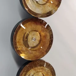 Goccia Ambra Murano Glass Wall Mirror