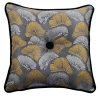 Gold and Silver Carrè Cushion in Bloom Jacquard Fabric