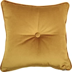 Gold Carrè Cushion in Bloom Jacquard Fabric