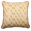 Gold Carrè Cushion in Talia Jacquard Fabric