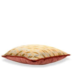 Gold Carrè Cushion in Talia Jacquard Fabric