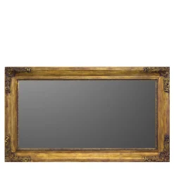 Gold Guantiera Frame Horizontal Wall Mirror