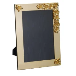 Gold Hibiscus Picture Frame