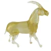Gold Ibex Murano Glass Sculpture