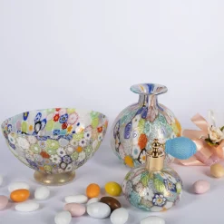 Gold Multicolor Murrina Perfume Spray Bottle