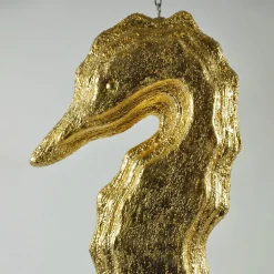 Gold Seahorse Framed Sculpture