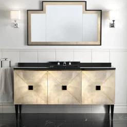 Gold Vogue 2 Wall Mirror