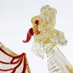 Golden Dragon Murano Glass Sculpture