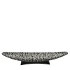 Gondola Sunshine Black-And-White Murano Glass Centerpiece Bowl