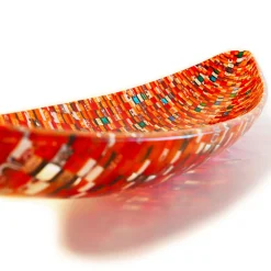 Gondola Sunshine Red Murano Glass Centerpiece by Andrea Orso