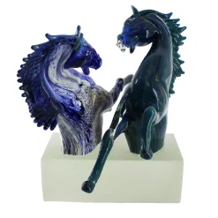 Grand Horses Murano Glass Sculpture