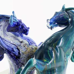Grand Horses Murano Glass Sculpture