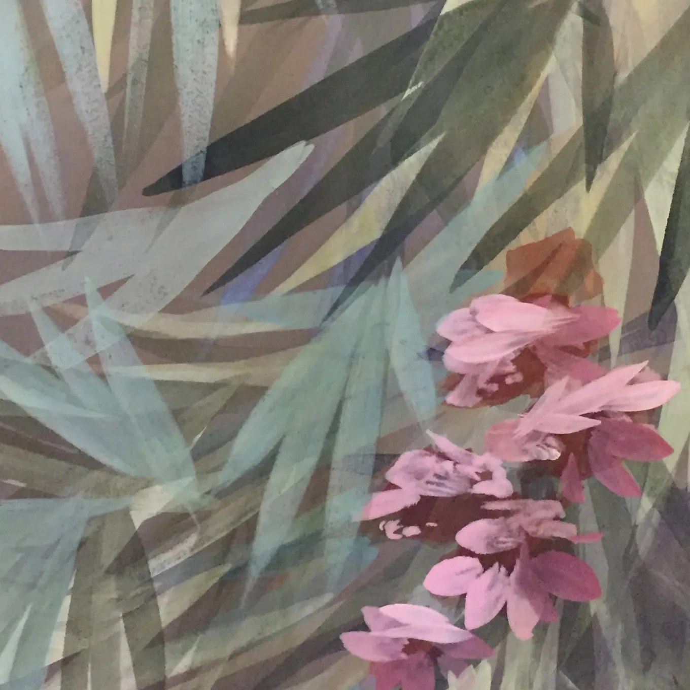 Gray Garden Wallpaper