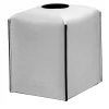 Gray Leather Tissue Box