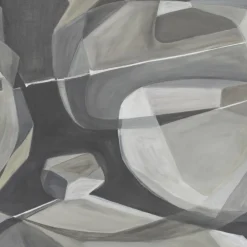 Gray Rising Desert Cotton Wallcovering Fabric