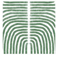 Green and White Boho Wallpaper