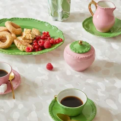 Green Bucket Glass Vase