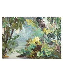 Green Jungle Mixedmade Wallpaper