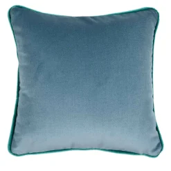 Green Light Blue Square Carrè Cushion