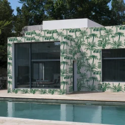 Green Palms Facade 22 Outdoor Wallpaper