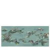 Green Patch Reef Polyester Wallcovering Fabric