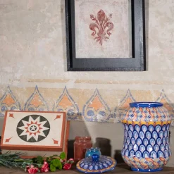 Green Rectangular Florentine Box