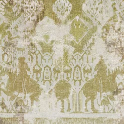 Green Tapestry Cotton Wallcovering Fabric