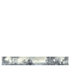 Green West Of Java Cotton and Linen Wallcovering Fabric