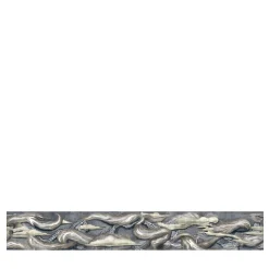 Grey & Blue L'Oiseau de Feu Cotton Wallcovering Fabric