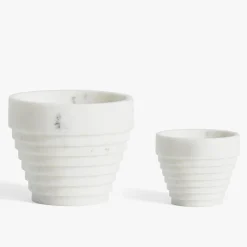 Guggenheim Small White Michelangelo Pot by Michele Chiossi