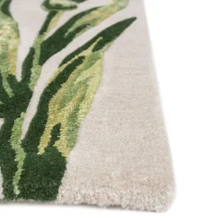 Hacienda White Treetop Hand Tufted Rug