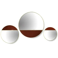 Half Moon Brass Medium Wall Mirror