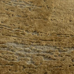 Hand Knotted Free Verse Rug in Silver Gray and Cumin