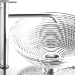 Hand Striped Crystal Washbasin