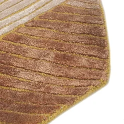 Hand Tufted Concoction Rug in Burnt Red and Apricot